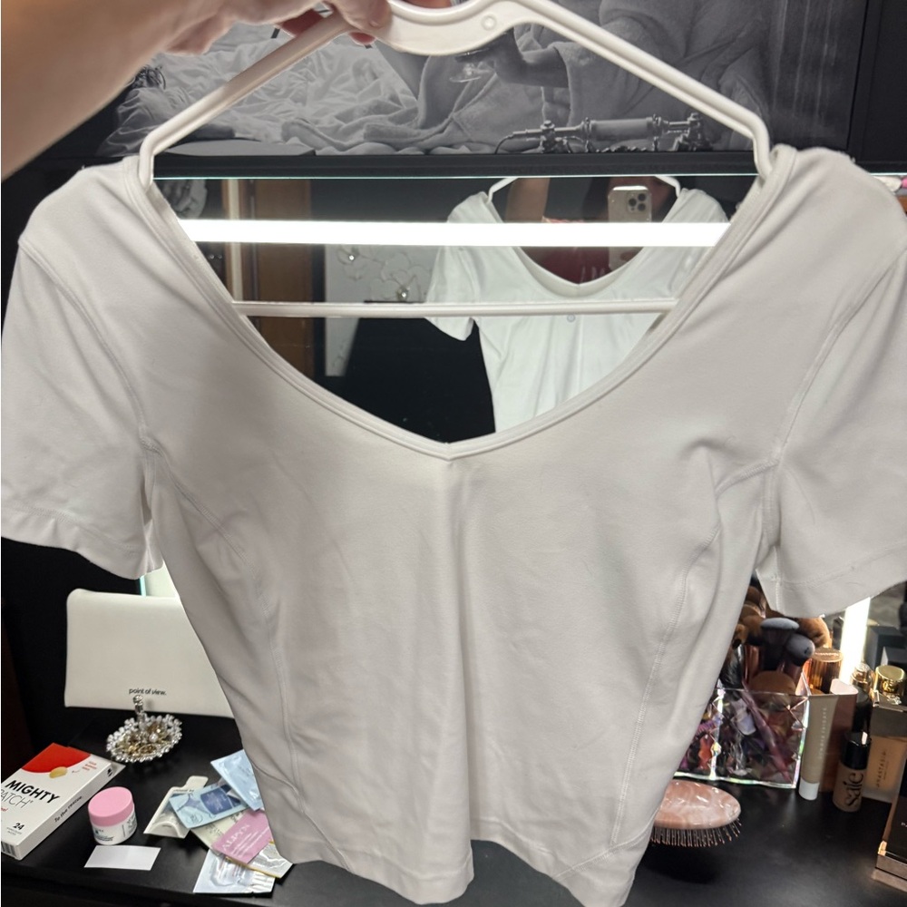 lululemon athletica White Short Sleeve Top